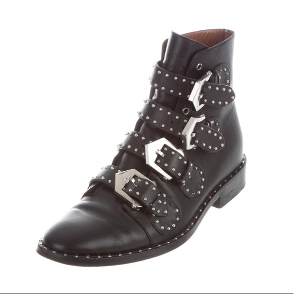 Givenchy Elegant Leather Ankle Boots - Picture 2 of 7